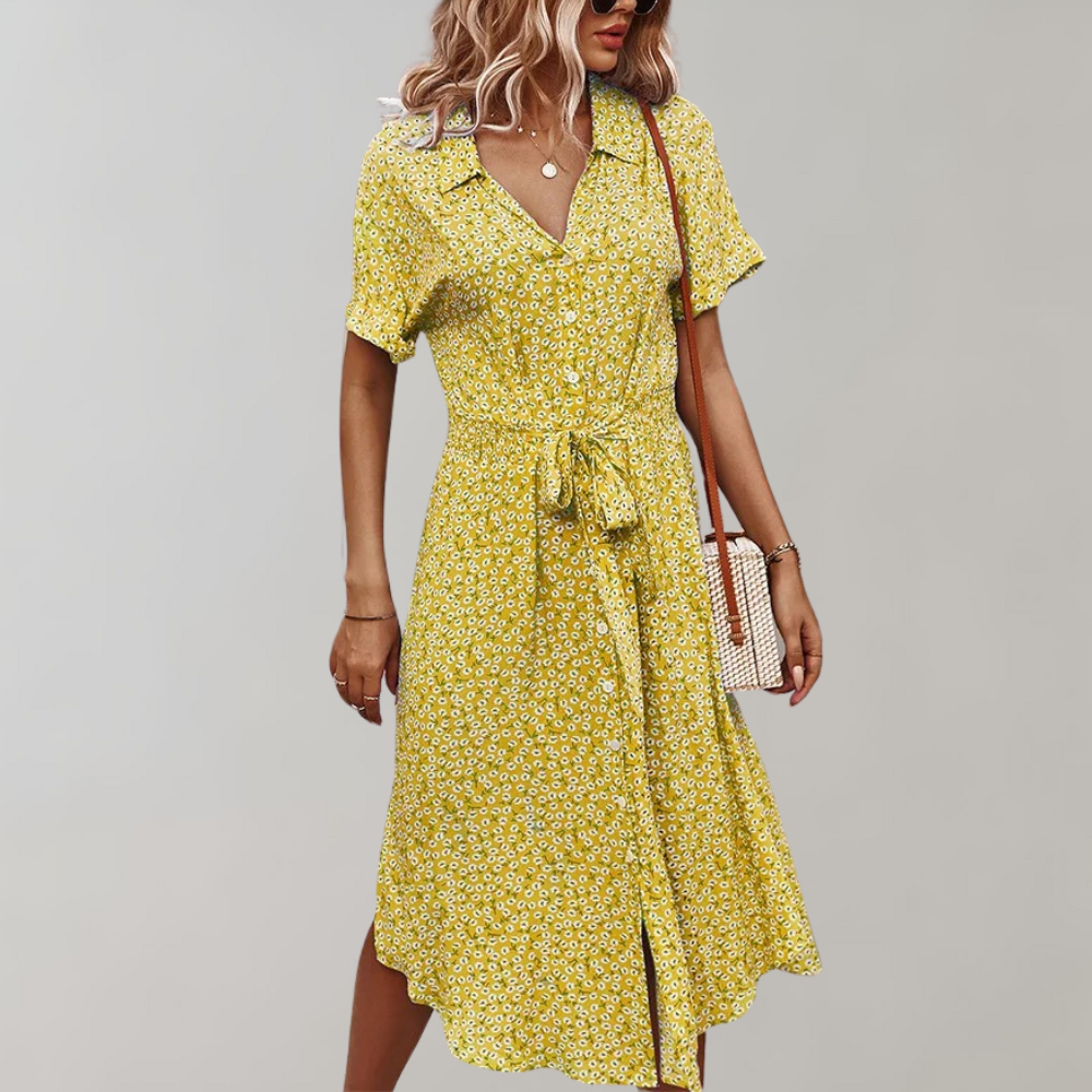 LP | Vestito estivo midi da donna - perfetto per la primavera e l'estate