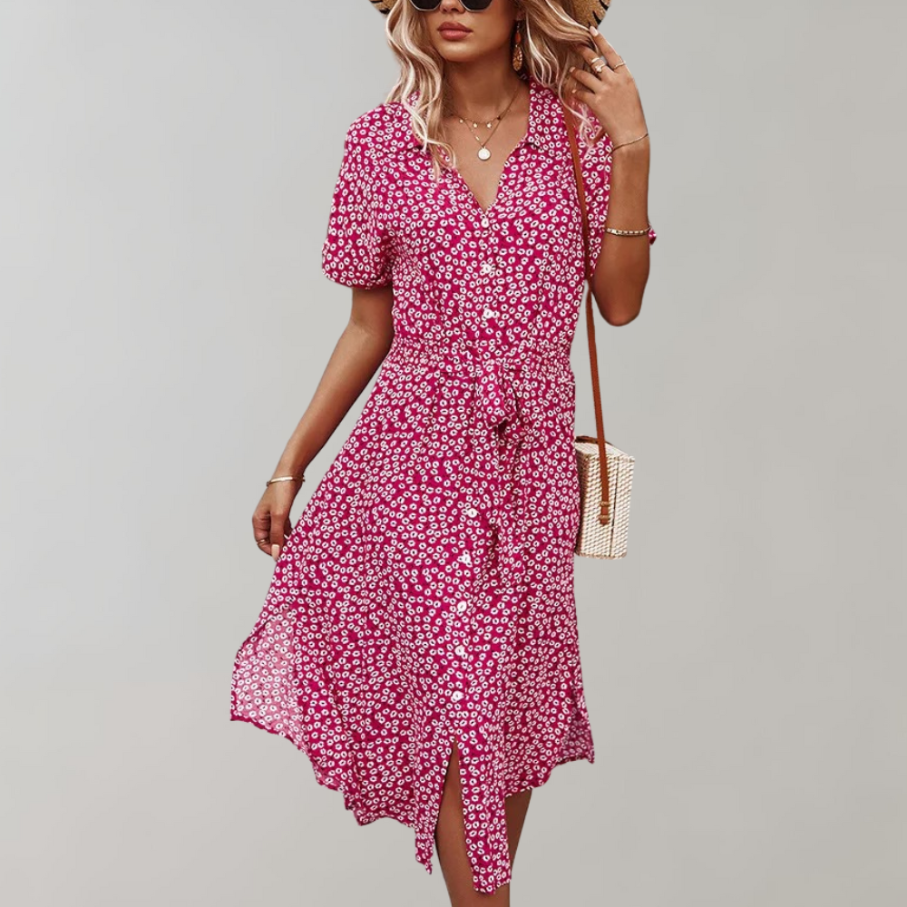 LP | Vestito estivo midi da donna - perfetto per la primavera e l'estate