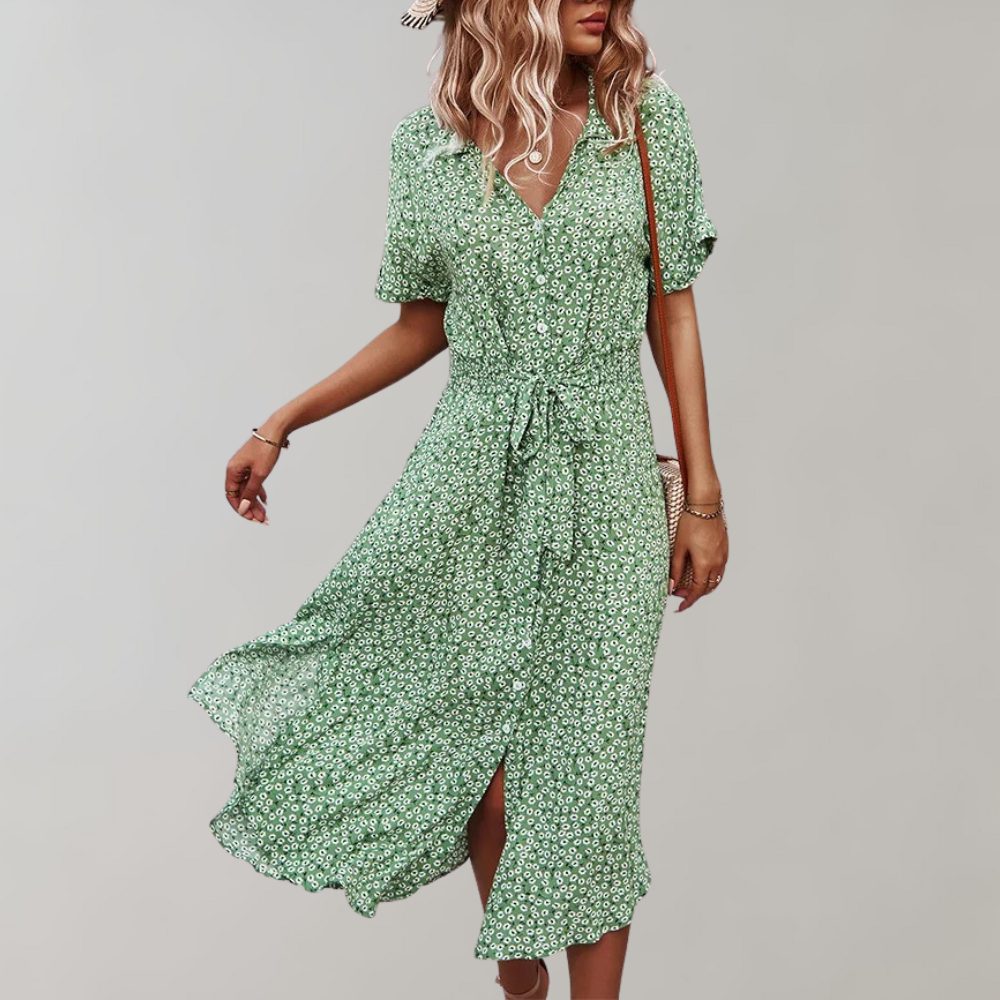 LP | Vestito estivo midi da donna - perfetto per la primavera e l'estate